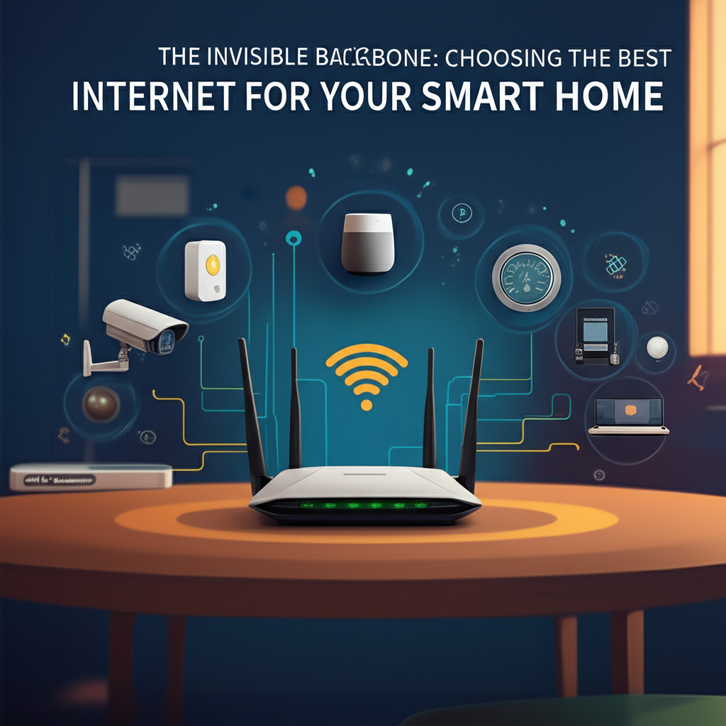 The Invisible Backbone: Choosing the Best Internet for Your Smart Home The Invisible Backbone: Choosing the Best Internet for Your Smart Home